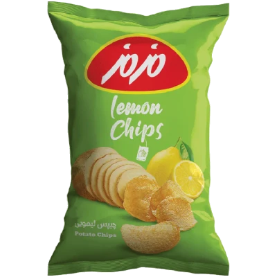 چیپس لیمویی مزمز65گ