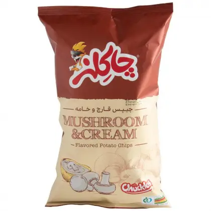 چیپس قارچ و خامه چاکلز