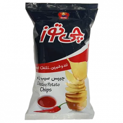 چیپس تند و شیرین چی توز 65 گرمی