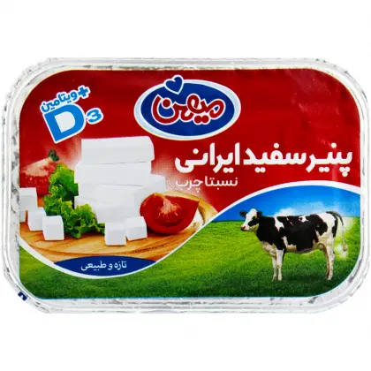 پنیر سفید نیم چرب میهن 400 گرمی