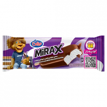 بستنی چوبی وانیلی شکلاتی میرکس میهن 60 گرمی
